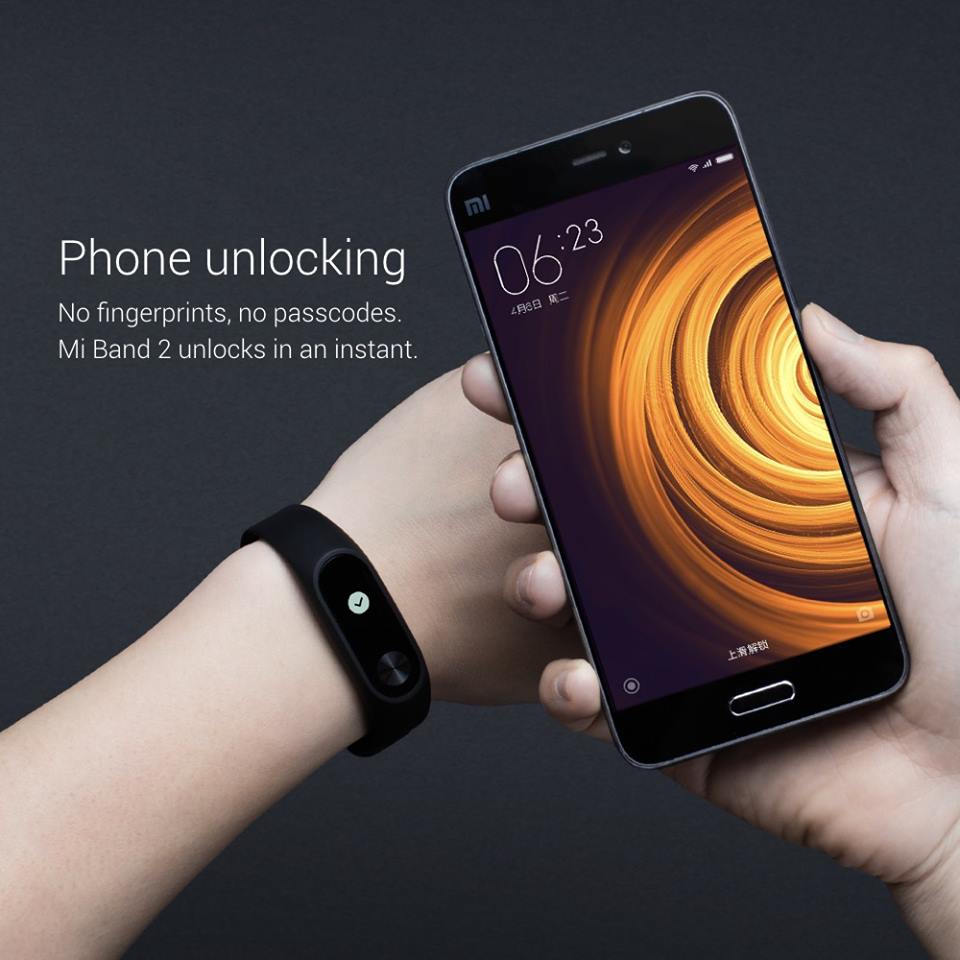Función Smart Unlock en la Mi Band 2