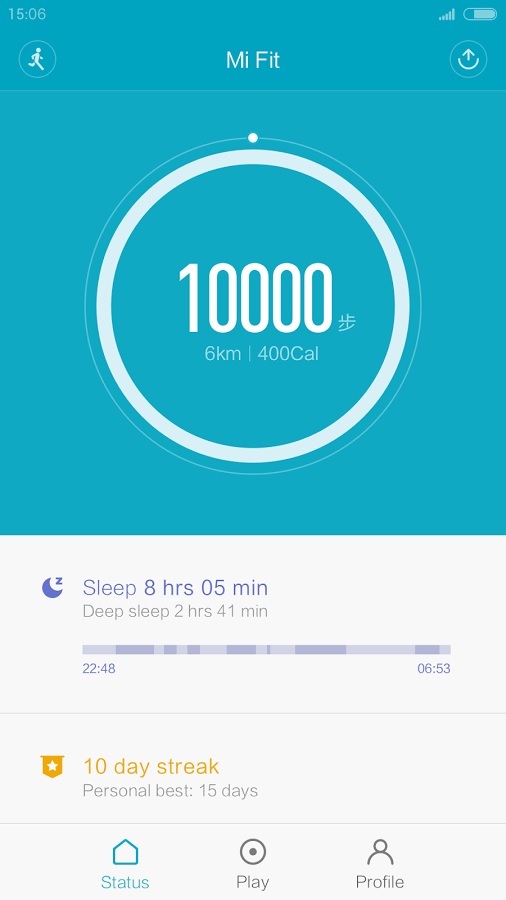 App Xiaomi Mi Fit