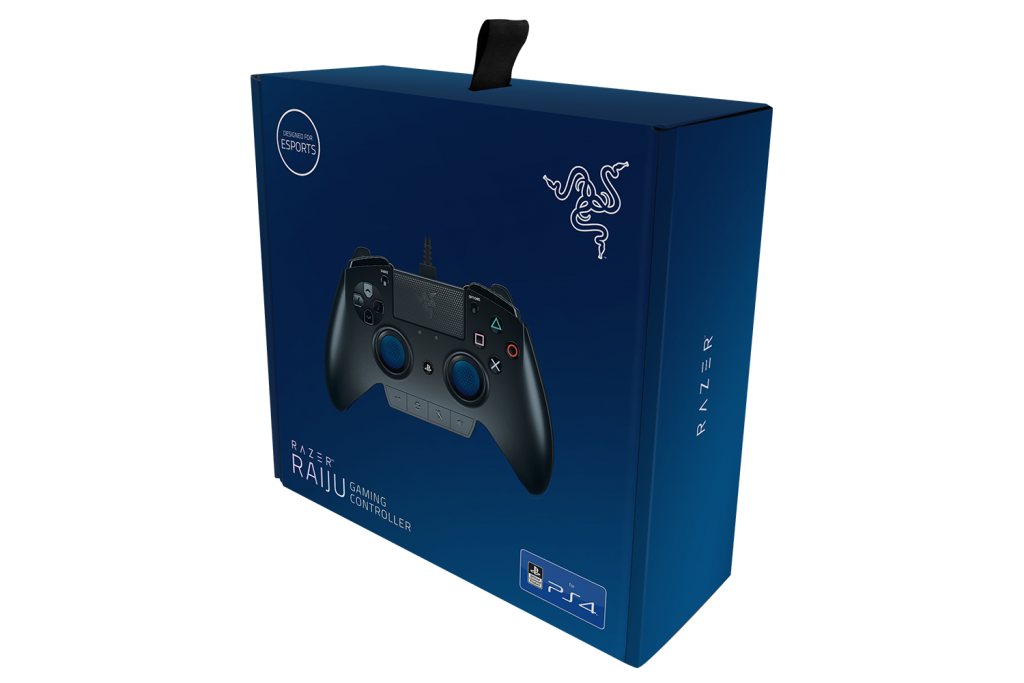 Caja del mando Razer Raiju para la PS4