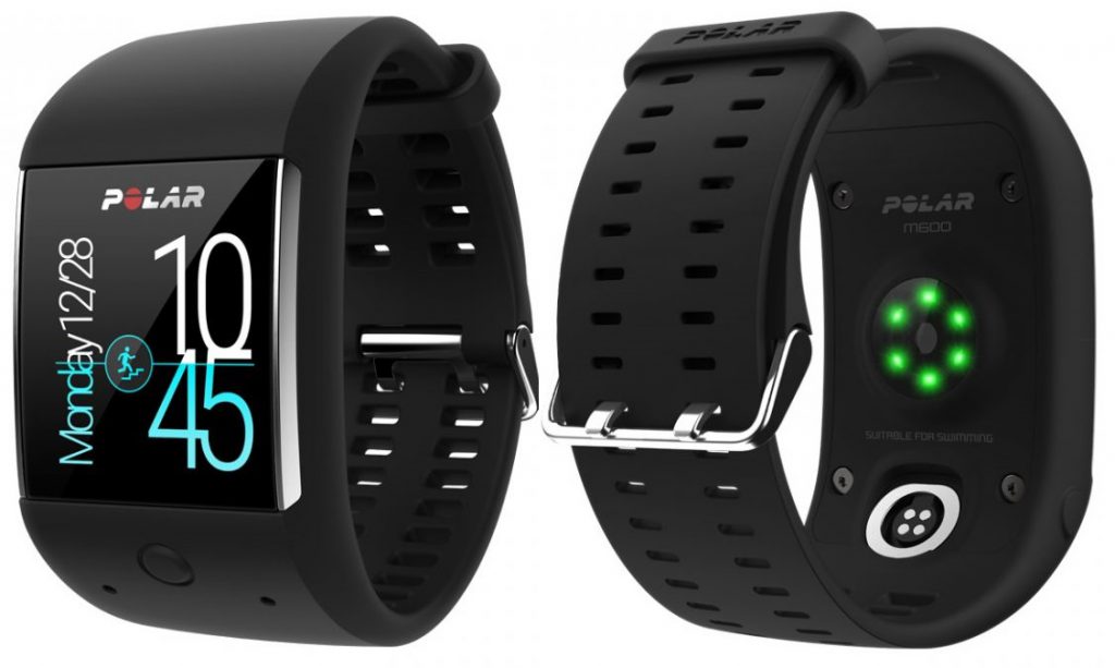 Polar M600, frontal y trasera