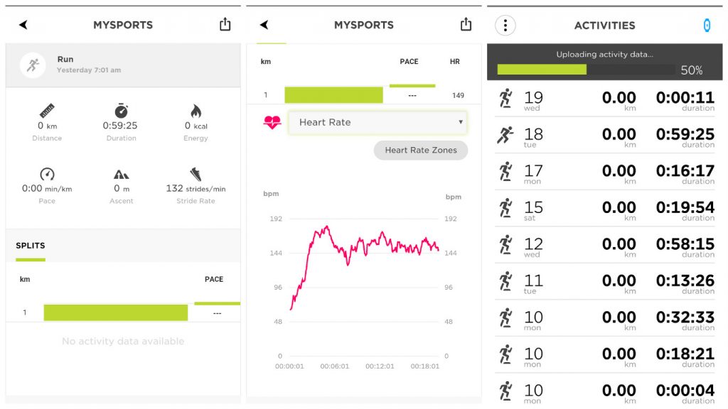 Modo de entrenamiento en TomTom Touch