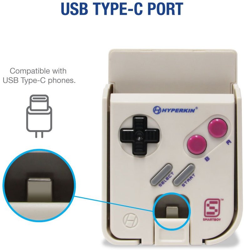 Puerto USB-C en el SmartBoy
